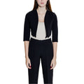 Rinascimento Black Polyester Sleveless Jacket