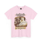 Emotionally Booked Cat Graphic T-Shirt