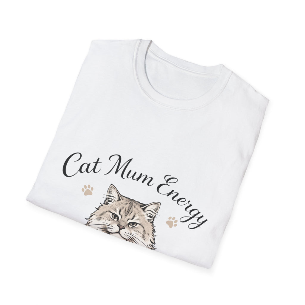 Cat Mum Energy T-Shirt