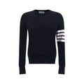 Thom Browne Blue Fleece Wool Sweatshirt