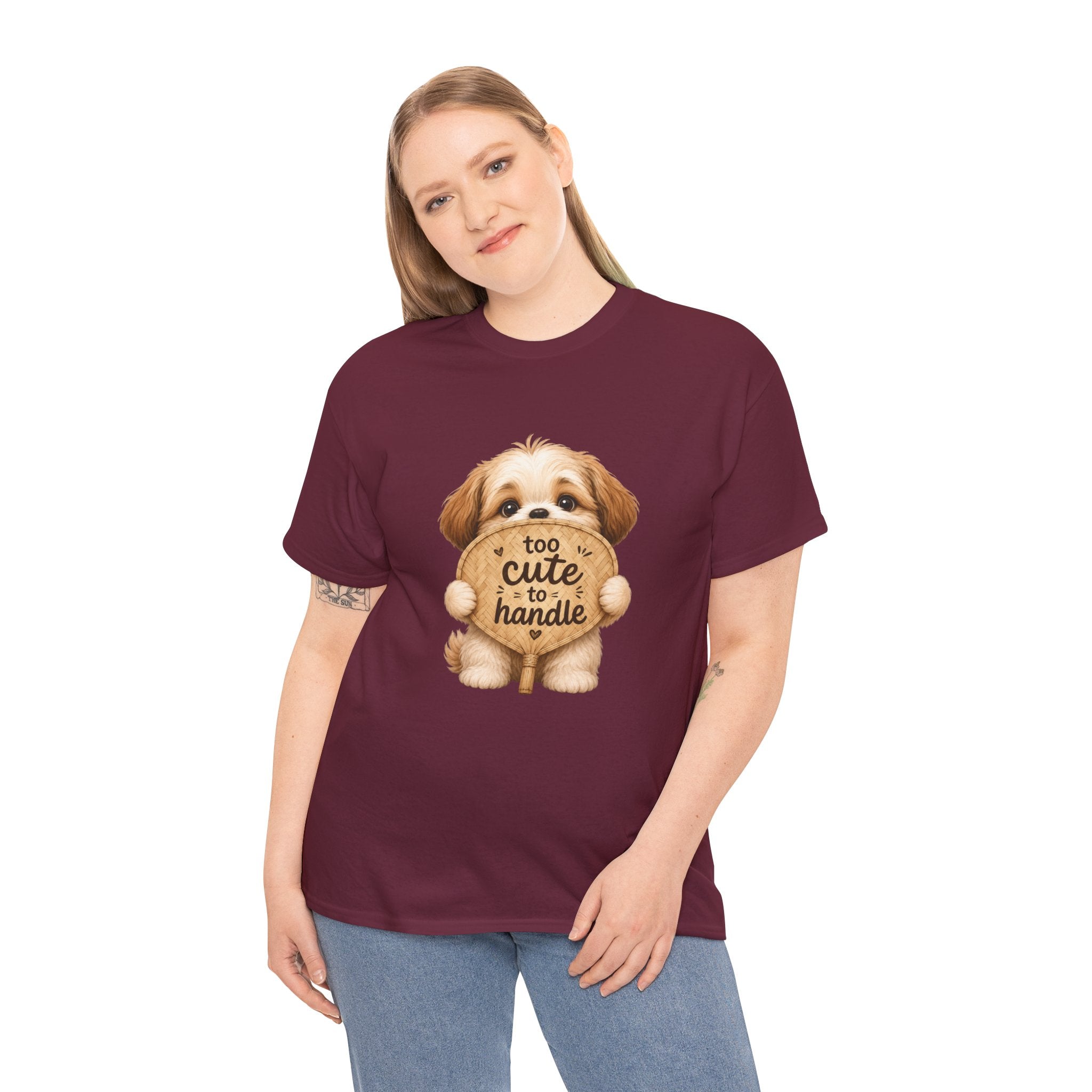 Cute Puppy "Too Cute to Handle" Tee