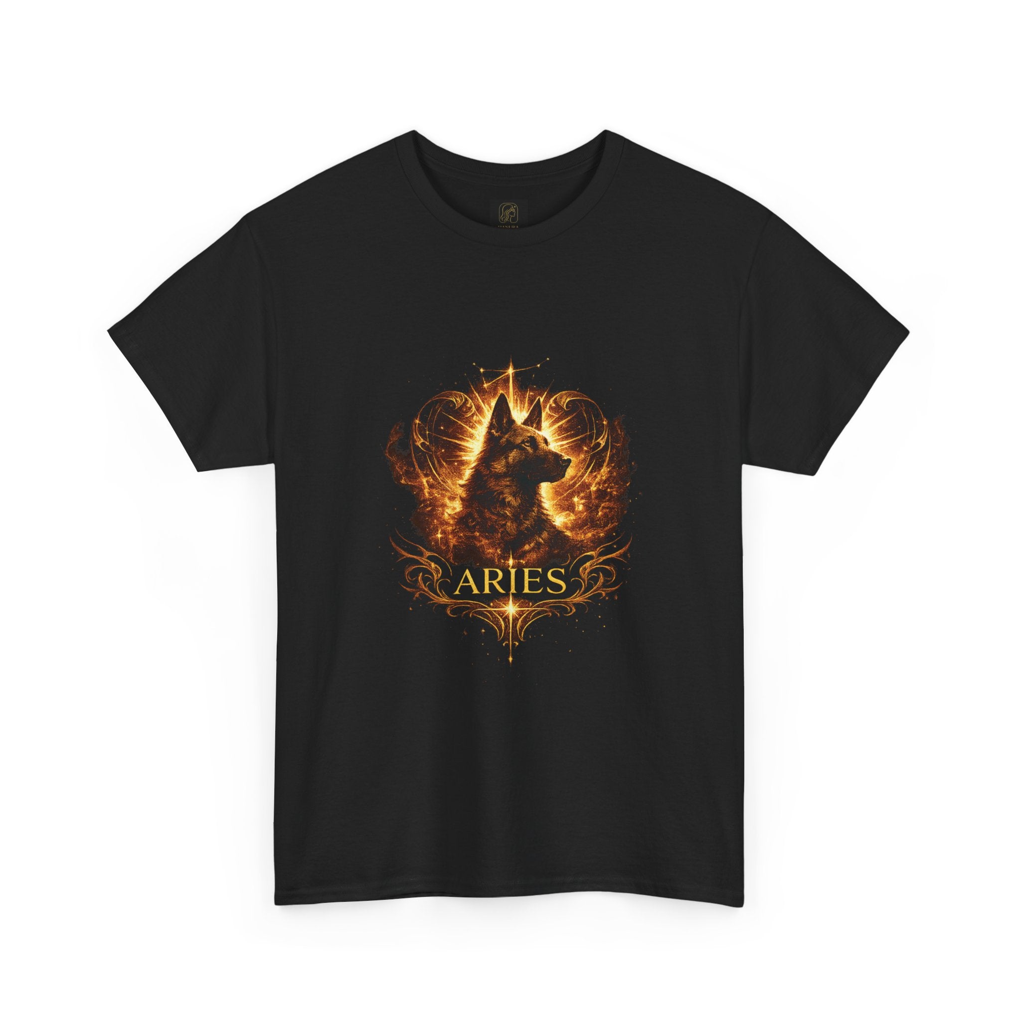 Aries Zodiac Dog T‑Shirt