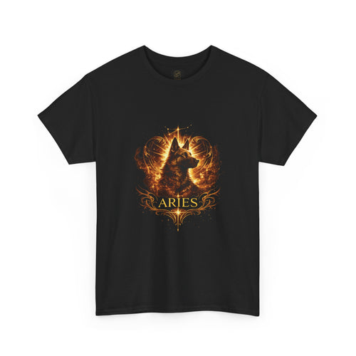Aries Zodiac Dog T‑Shirt