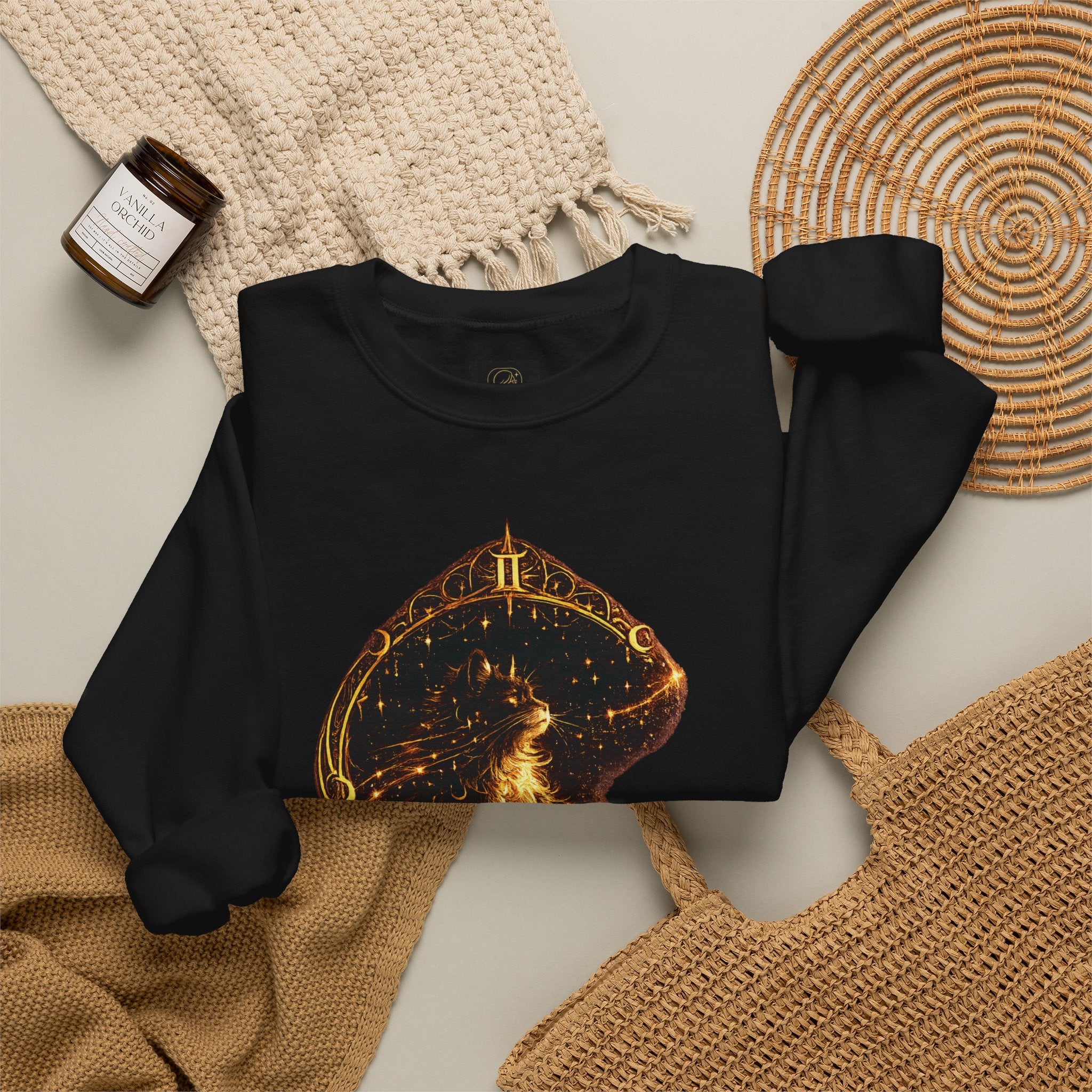 Gemini Cat Zodiac Sweatshirt