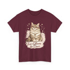 Too Glam to Care Cat Graphic T-Shirt