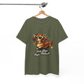 Dachshund Tee — "Tiny Legs, Huge Attitude" Graphic Dog T-Shirt