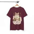 Too Glam to Care Cat Graphic T-Shirt