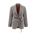 Brunello Cucinelli Brown Wool Jackets And Coat