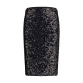 PINKO Black Polyester Midi Skirt