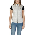 Blauer White Polyamide Sleveless Jacket
