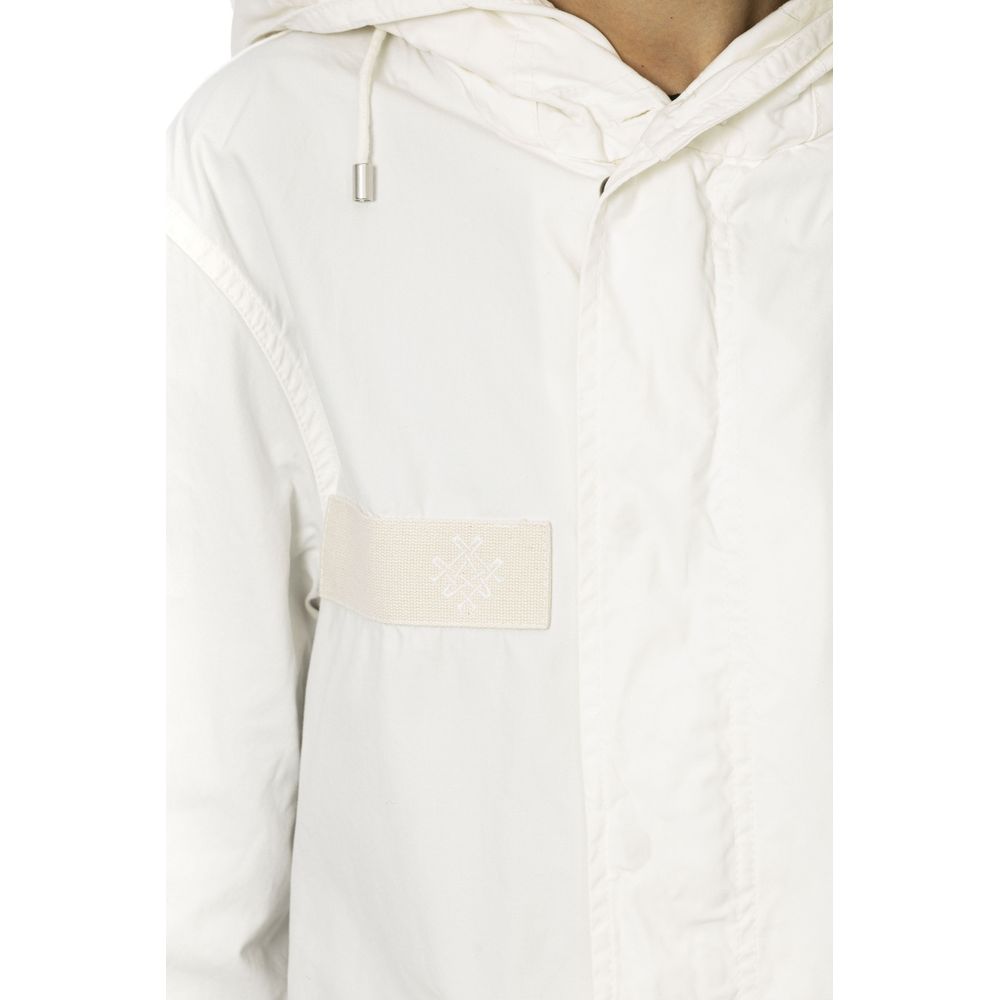 Mr&Mrs Italy White Cotton Women Parka
