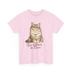 Too Glam to Care Cat Graphic Cotton Tee