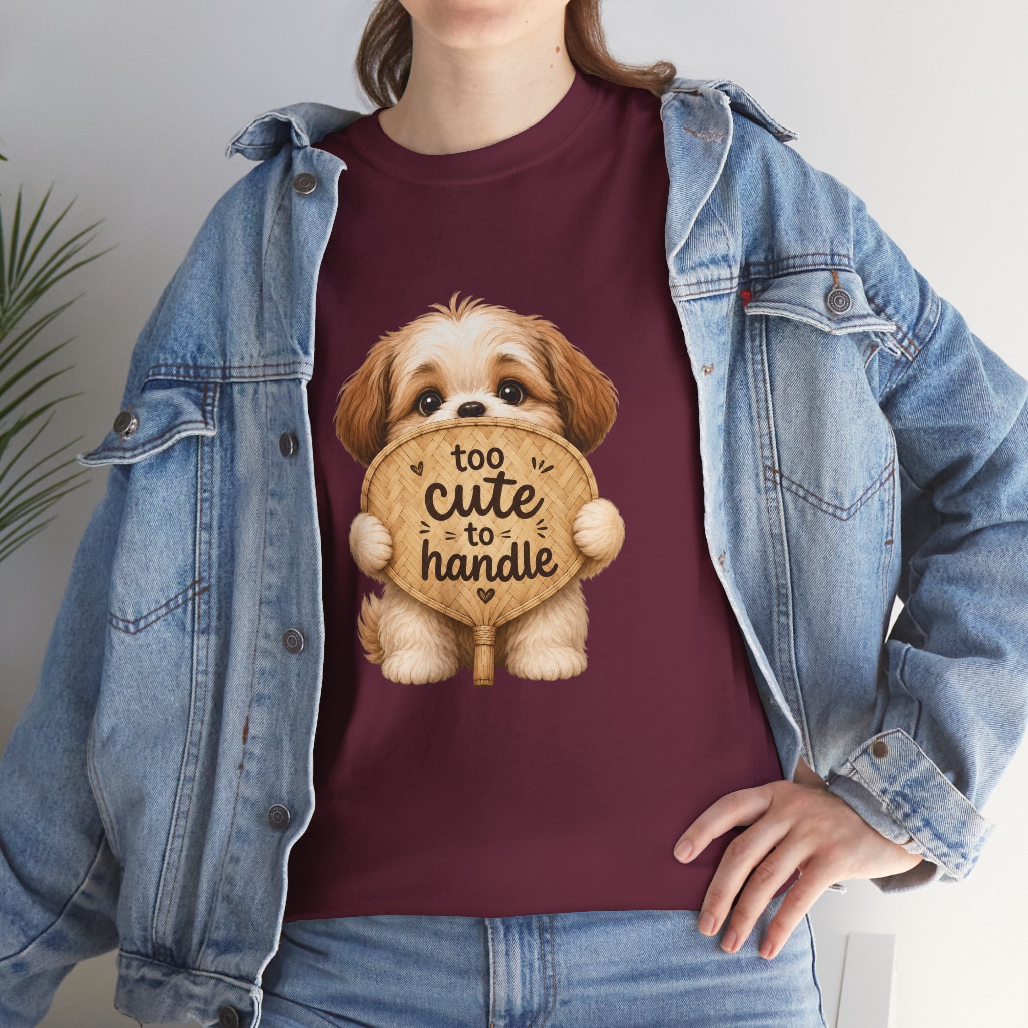 Cute Puppy "Too Cute to Handle" Tee