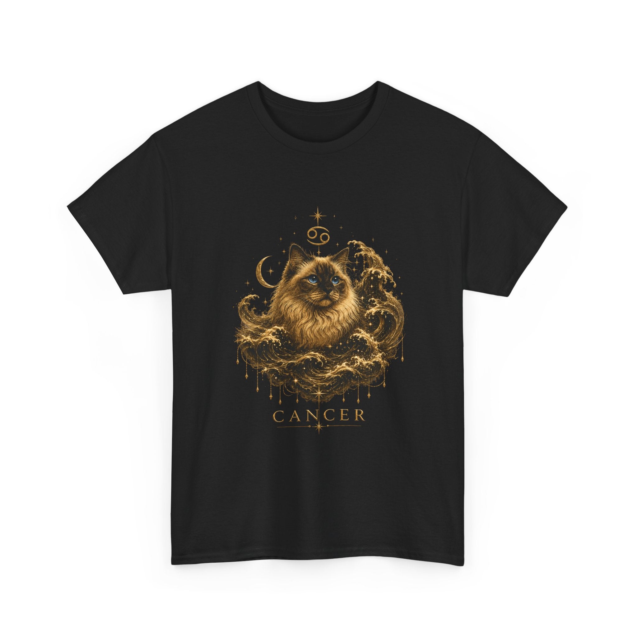 Cancer Zodiac Cat T-Shirt