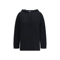 Max Mara Black Wool Hoodie
